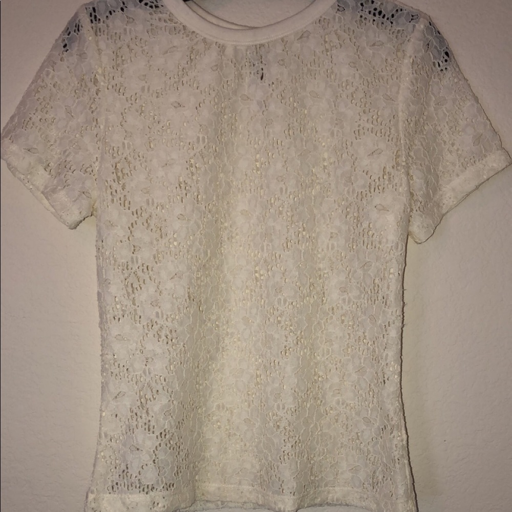 White Lace Top